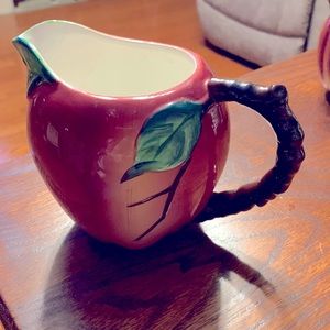 PY vintage apple pitcher